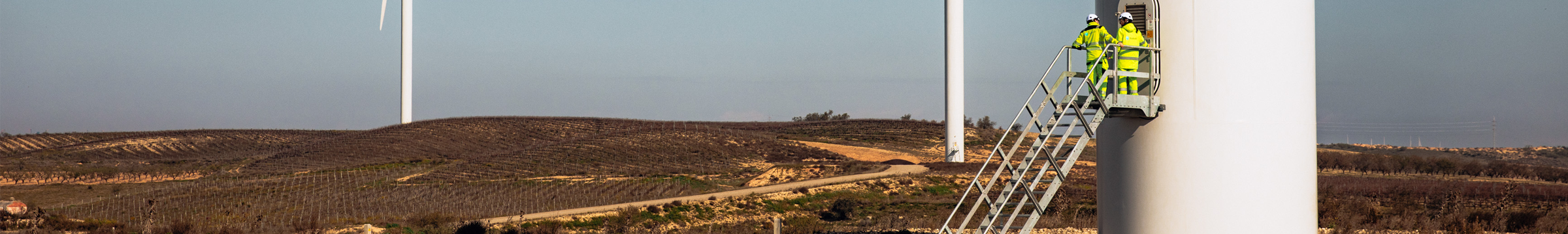 Lake and dam from above