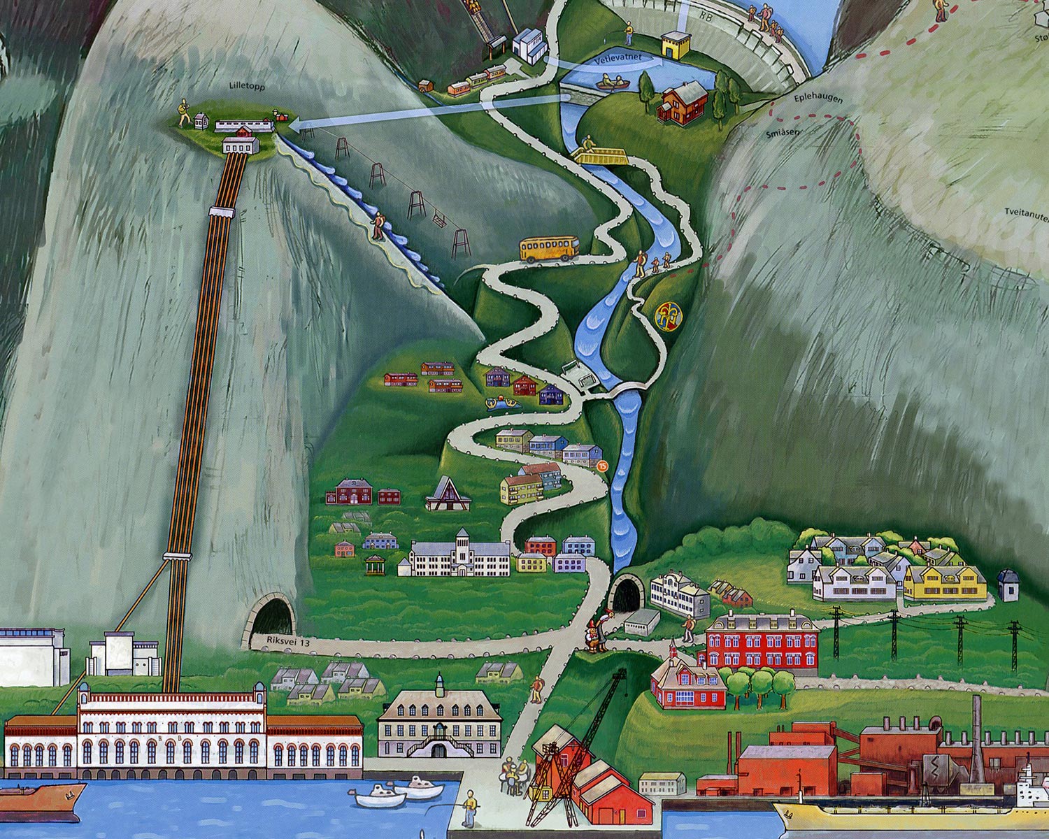 Illustration of Tysso II power plant